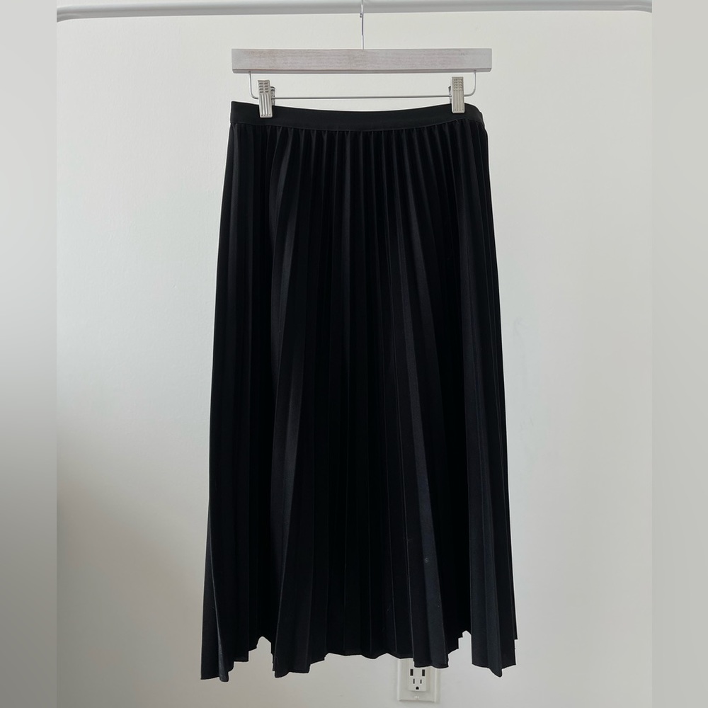 [Shein] Black Pleated Tulle Skirt